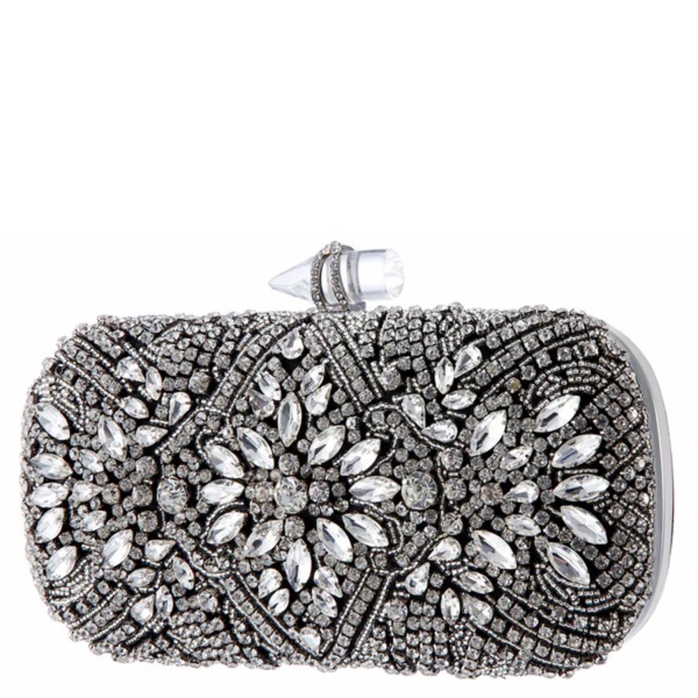 Nina Gelsey Crystal Embellished Evening Bag